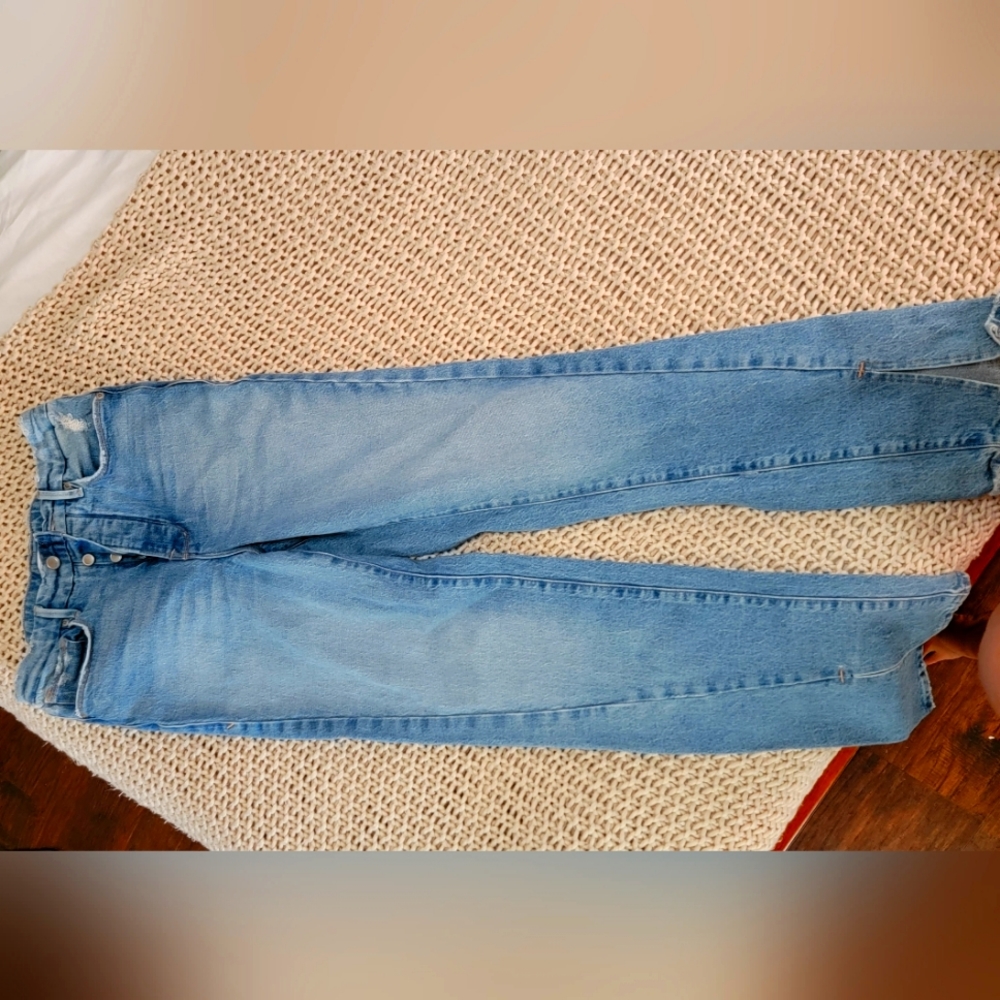 Good american Jean, size 27, full length split hem
